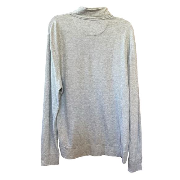 Vineyard Vines Quarter Half Zip Performance Pullover Sweater - Size Large, Gray - Picture 2 of 8